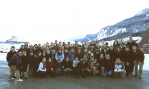 The 2010 Gustavus Wind Orchestra in the Austrian Alps