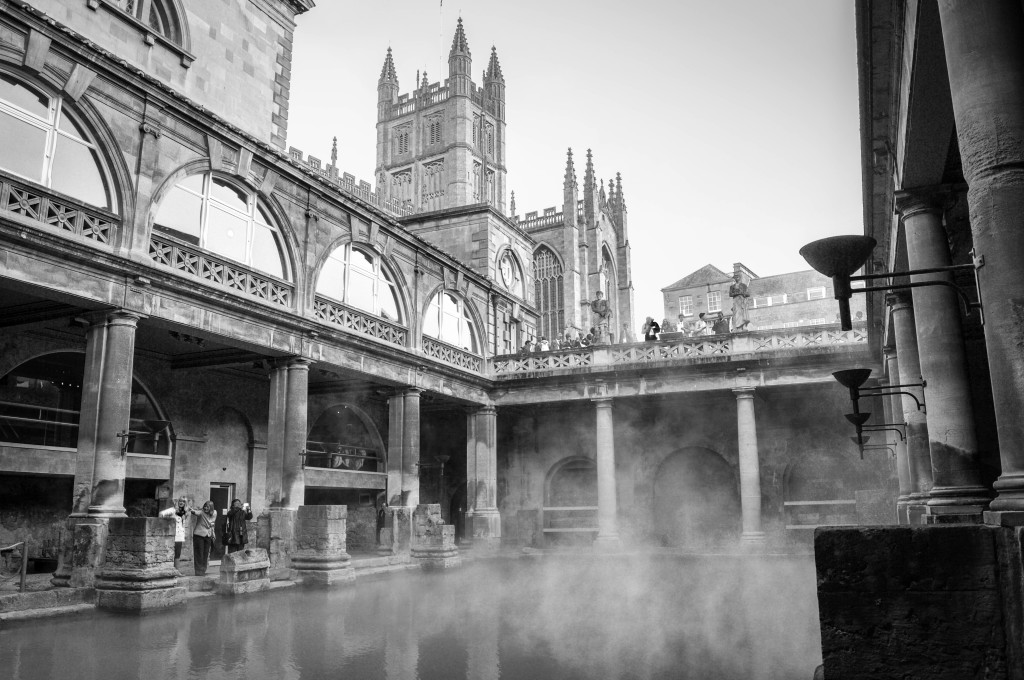 The Roman Baths at Bath.
